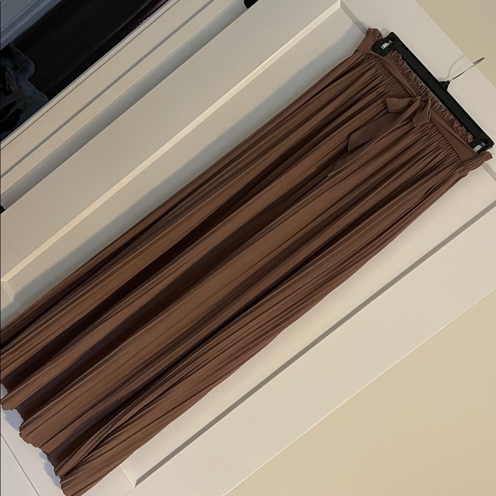 New Mix Brown Maxi Skirt